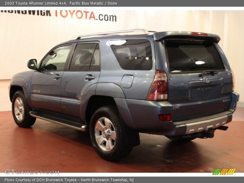 Pacific Blue Metallic / Stone 2003 Toyota 4Runner Limited 4x4
