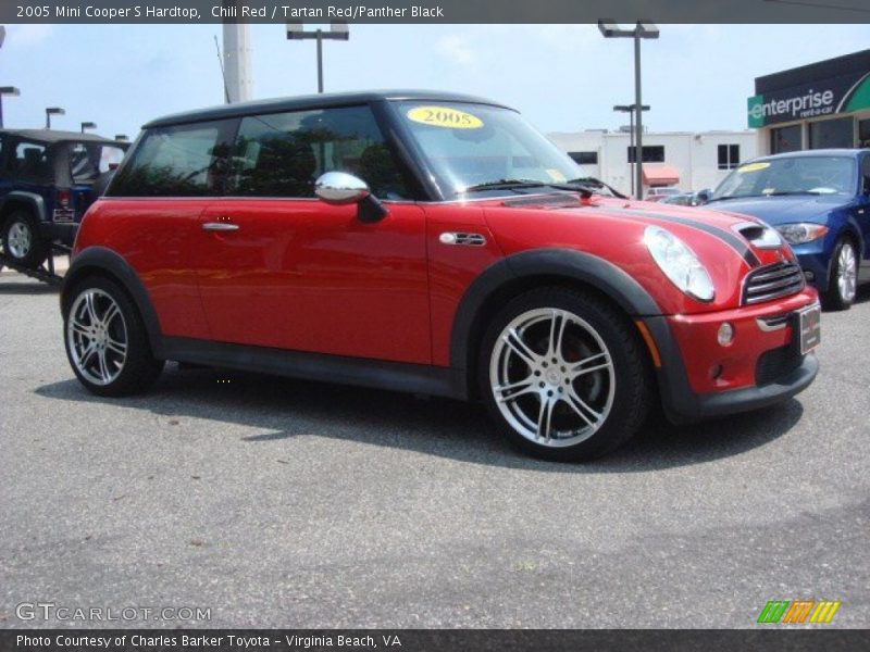 Chili Red / Tartan Red/Panther Black 2005 Mini Cooper S Hardtop