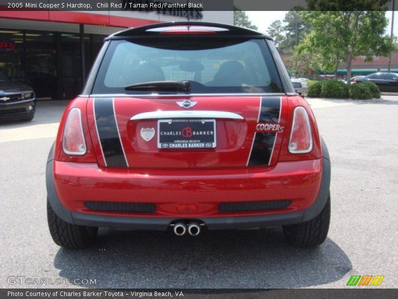 Chili Red / Tartan Red/Panther Black 2005 Mini Cooper S Hardtop