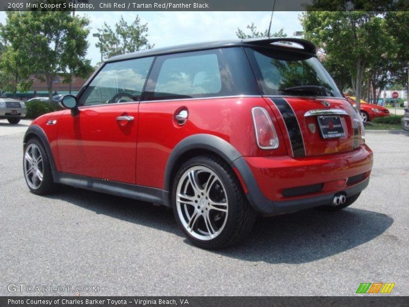 Chili Red / Tartan Red/Panther Black 2005 Mini Cooper S Hardtop