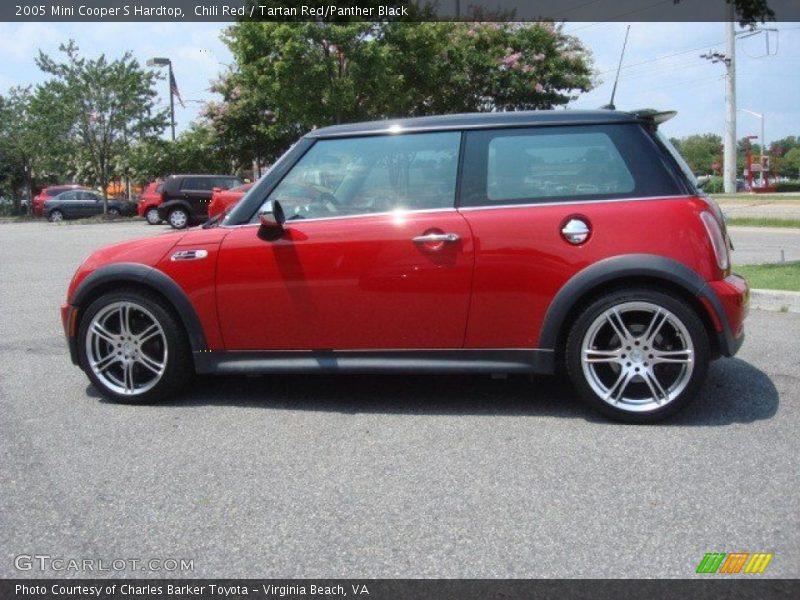 Chili Red / Tartan Red/Panther Black 2005 Mini Cooper S Hardtop