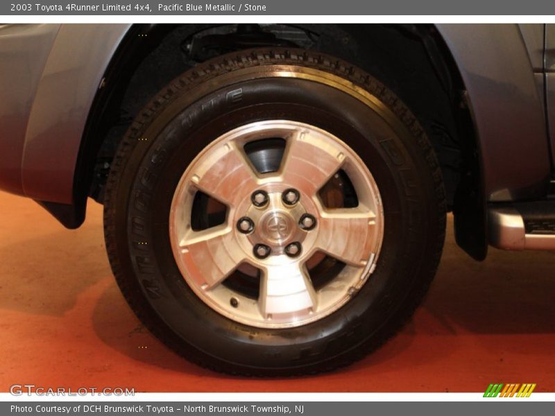 Pacific Blue Metallic / Stone 2003 Toyota 4Runner Limited 4x4