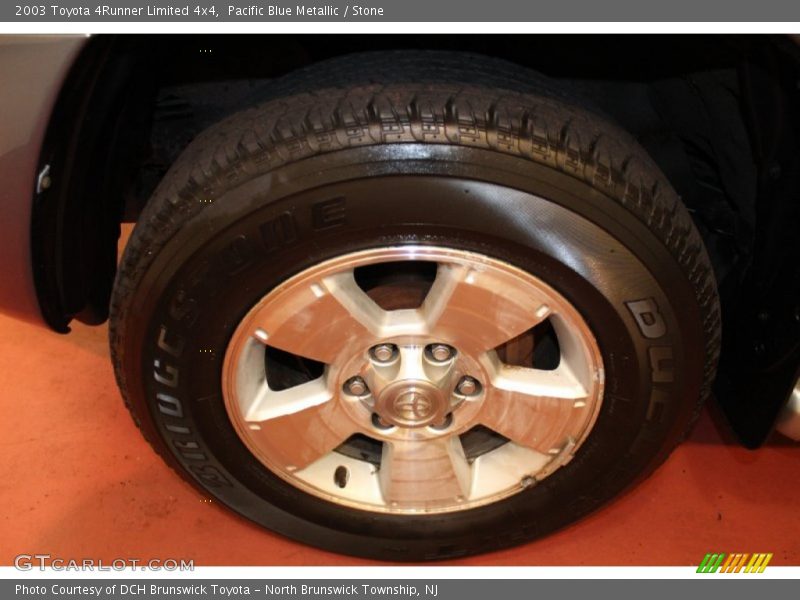 Pacific Blue Metallic / Stone 2003 Toyota 4Runner Limited 4x4