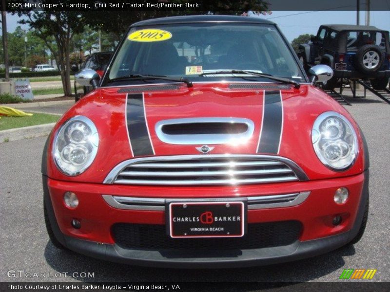 Chili Red / Tartan Red/Panther Black 2005 Mini Cooper S Hardtop