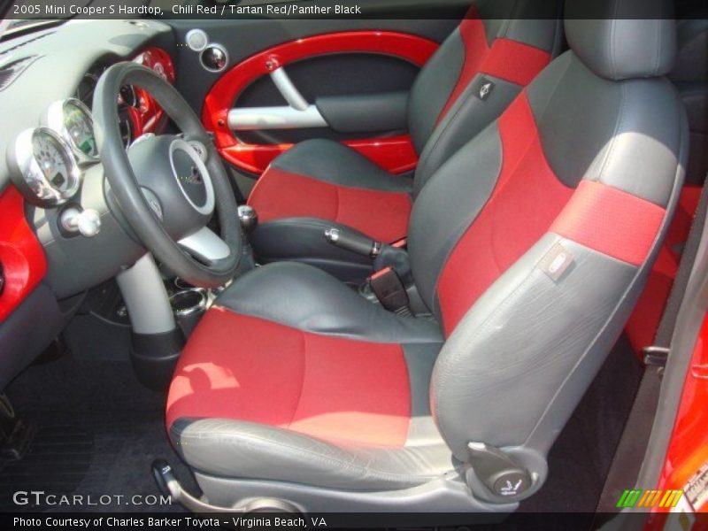  2005 Cooper S Hardtop Tartan Red/Panther Black Interior