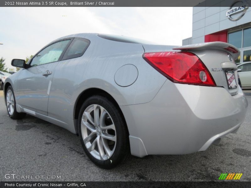 Brilliant Silver / Charcoal 2012 Nissan Altima 3.5 SR Coupe