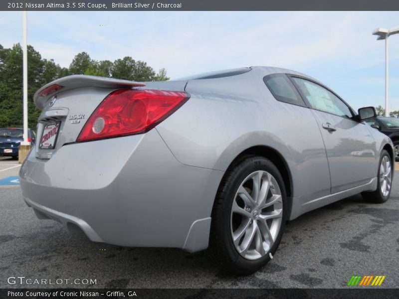 Brilliant Silver / Charcoal 2012 Nissan Altima 3.5 SR Coupe