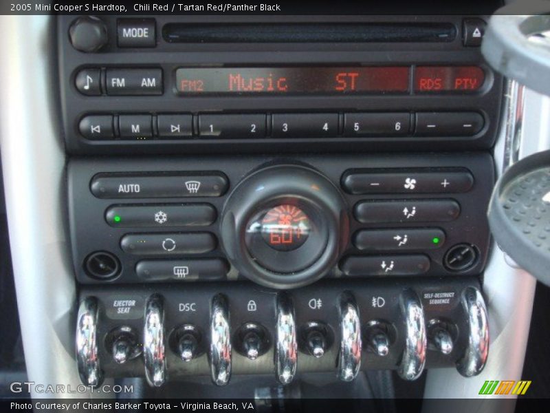Controls of 2005 Cooper S Hardtop