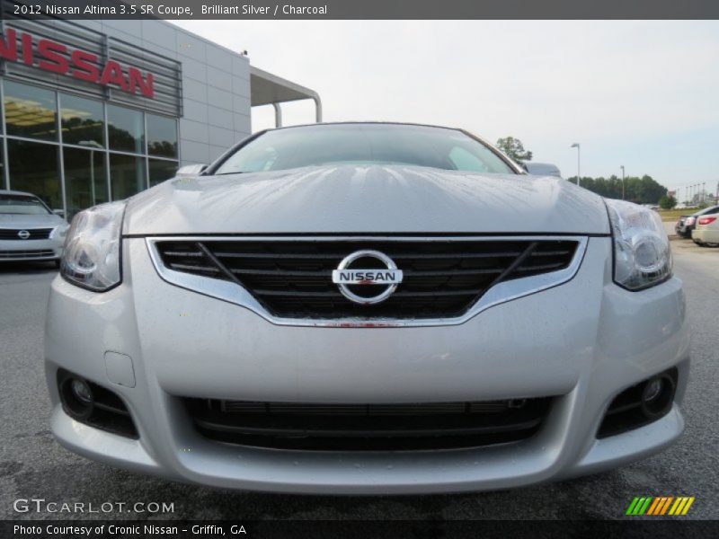 Brilliant Silver / Charcoal 2012 Nissan Altima 3.5 SR Coupe