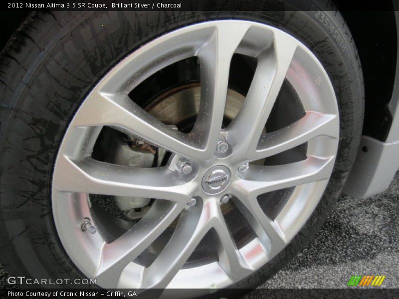 Brilliant Silver / Charcoal 2012 Nissan Altima 3.5 SR Coupe