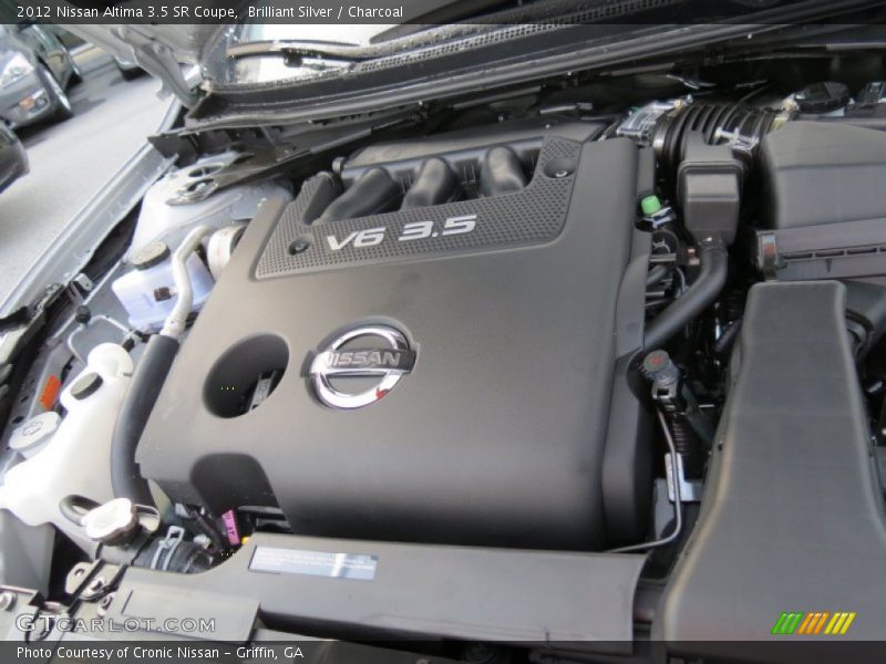 Brilliant Silver / Charcoal 2012 Nissan Altima 3.5 SR Coupe