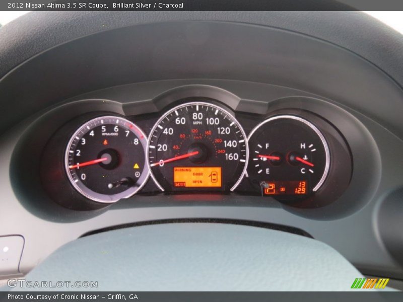 Brilliant Silver / Charcoal 2012 Nissan Altima 3.5 SR Coupe