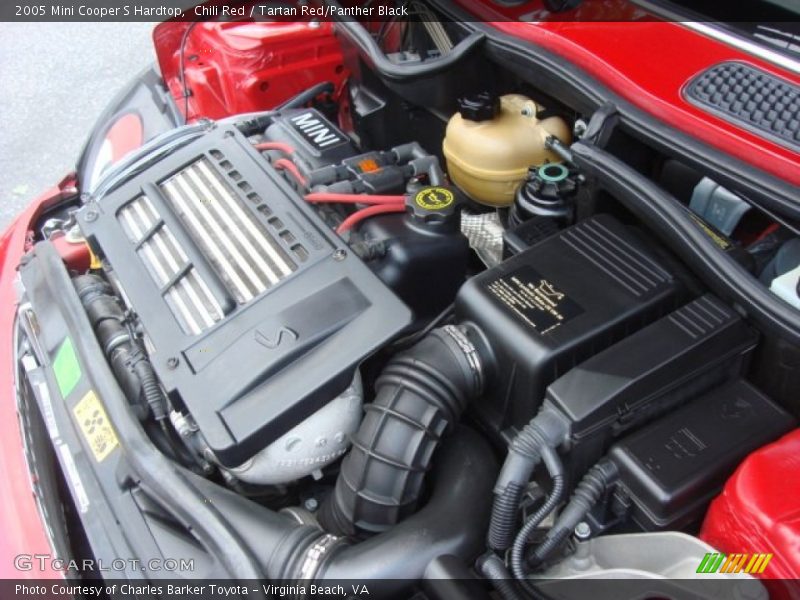  2005 Cooper S Hardtop Engine - 1.6 Liter Supercharged SOHC 16-Valve 4 Cylinder