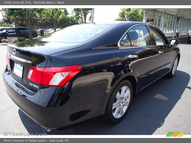 Obsidian Black / Black 2008 Lexus ES 350