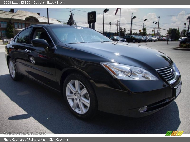 Obsidian Black / Black 2008 Lexus ES 350