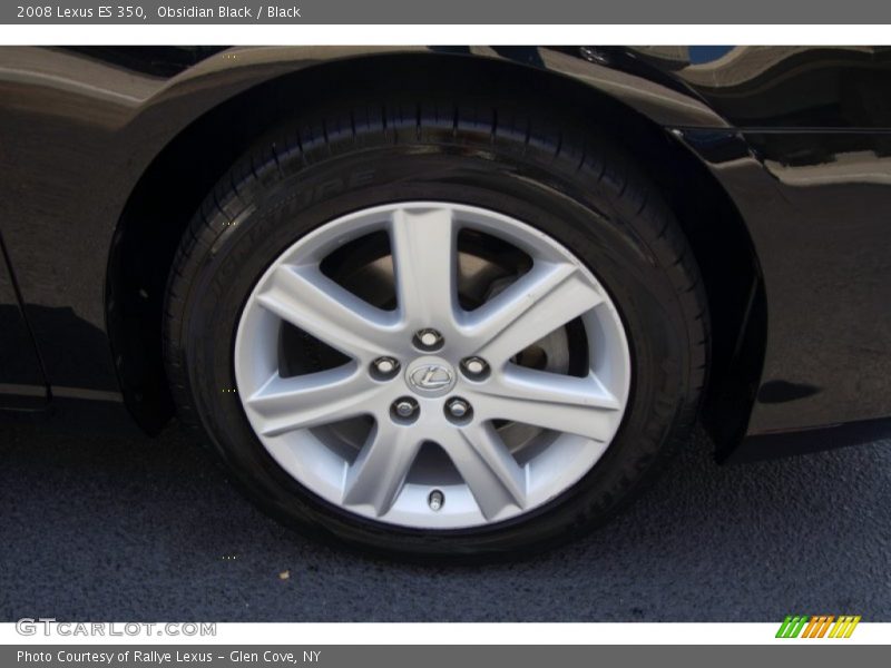 Obsidian Black / Black 2008 Lexus ES 350