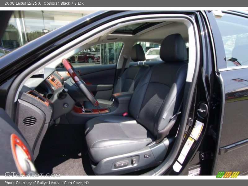 Obsidian Black / Black 2008 Lexus ES 350
