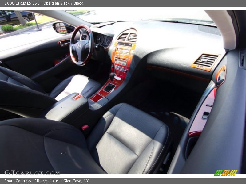 Obsidian Black / Black 2008 Lexus ES 350
