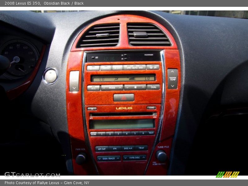 Obsidian Black / Black 2008 Lexus ES 350
