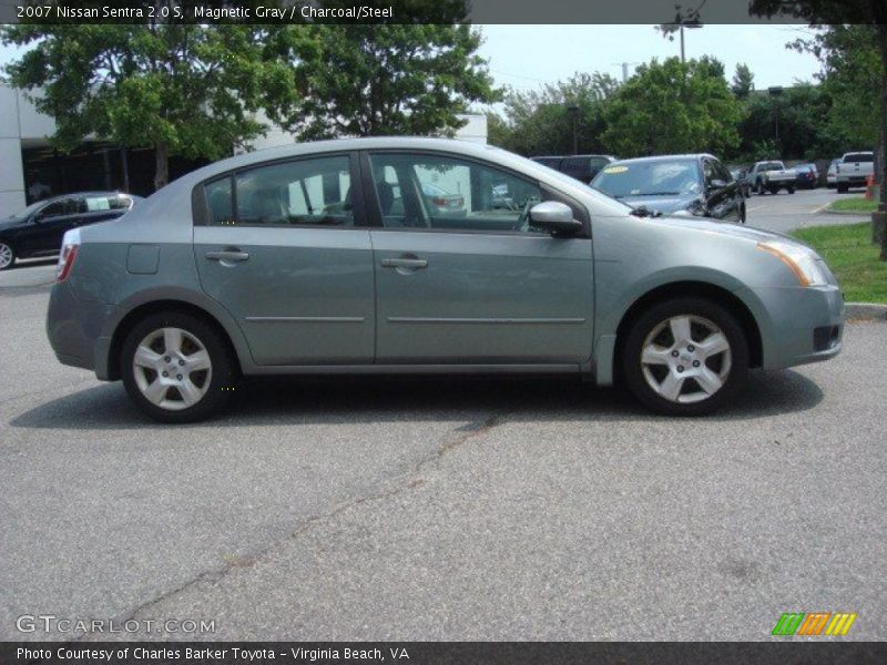 Magnetic Gray / Charcoal/Steel 2007 Nissan Sentra 2.0 S