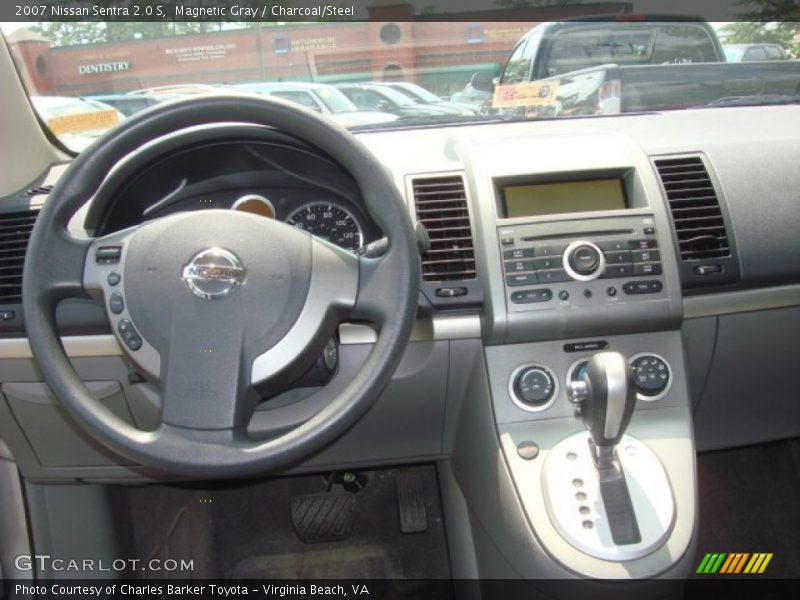 Magnetic Gray / Charcoal/Steel 2007 Nissan Sentra 2.0 S