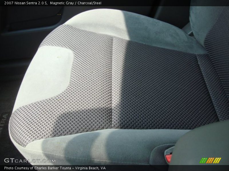 Magnetic Gray / Charcoal/Steel 2007 Nissan Sentra 2.0 S