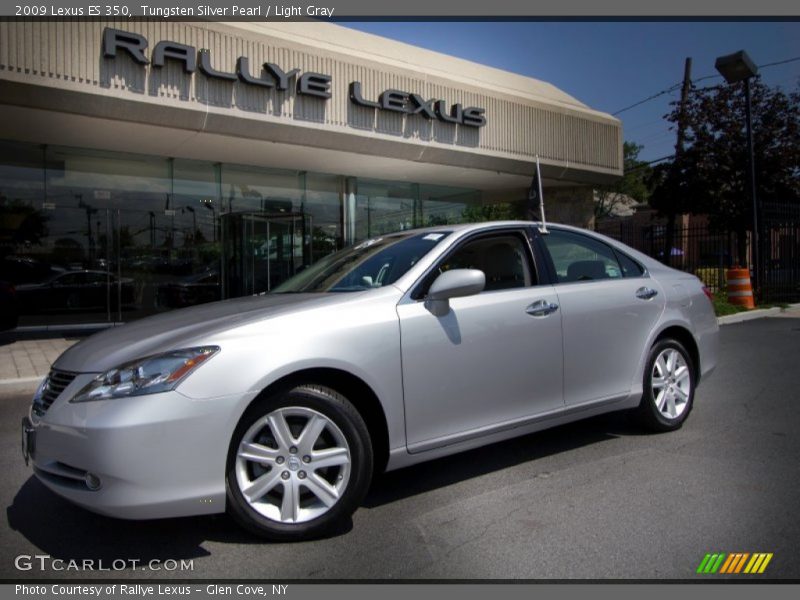 Tungsten Silver Pearl / Light Gray 2009 Lexus ES 350
