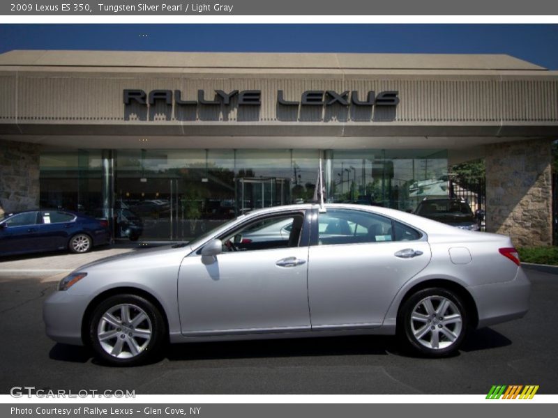 Tungsten Silver Pearl / Light Gray 2009 Lexus ES 350