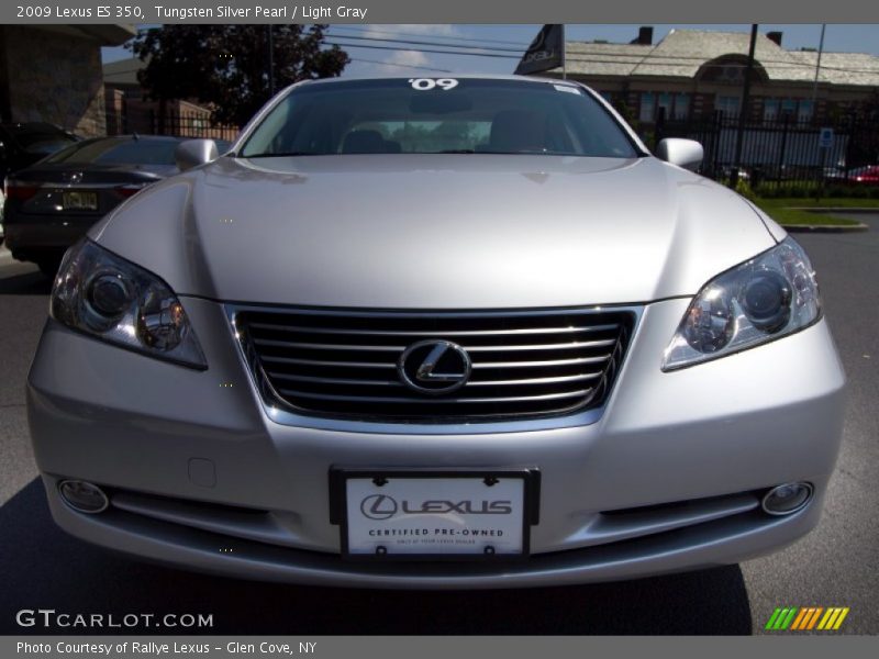 Tungsten Silver Pearl / Light Gray 2009 Lexus ES 350