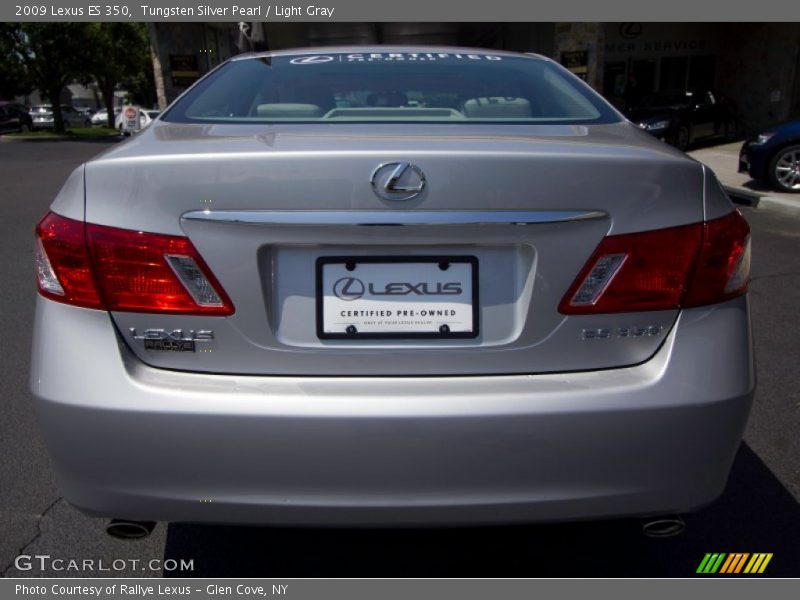 Tungsten Silver Pearl / Light Gray 2009 Lexus ES 350
