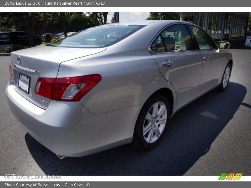 Tungsten Silver Pearl / Light Gray 2009 Lexus ES 350