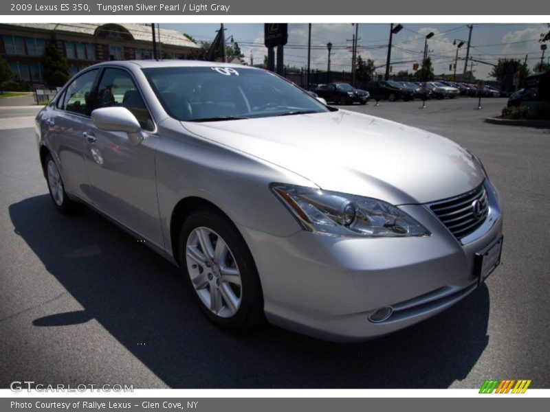 Tungsten Silver Pearl / Light Gray 2009 Lexus ES 350