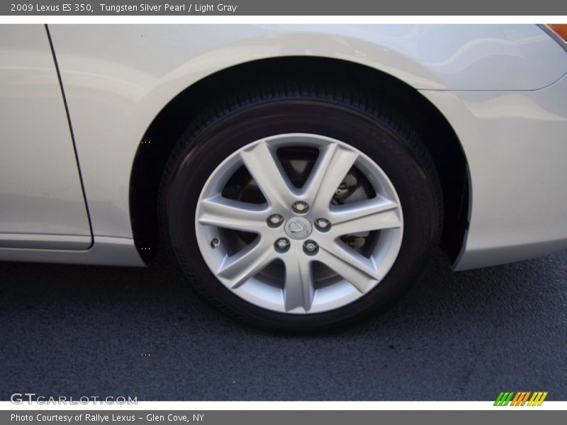 Tungsten Silver Pearl / Light Gray 2009 Lexus ES 350