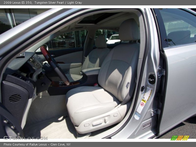 Tungsten Silver Pearl / Light Gray 2009 Lexus ES 350