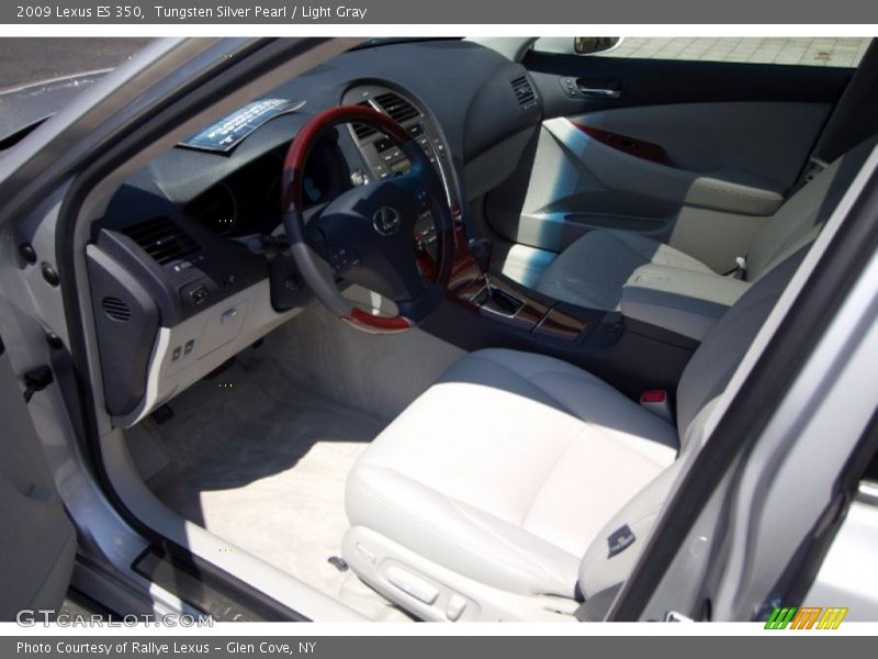 Tungsten Silver Pearl / Light Gray 2009 Lexus ES 350