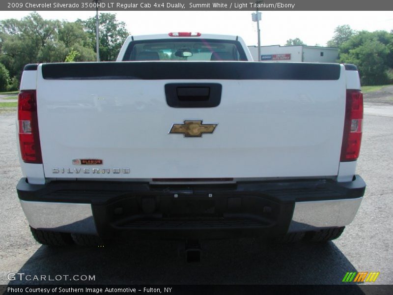 Summit White / Light Titanium/Ebony 2009 Chevrolet Silverado 3500HD LT Regular Cab 4x4 Dually