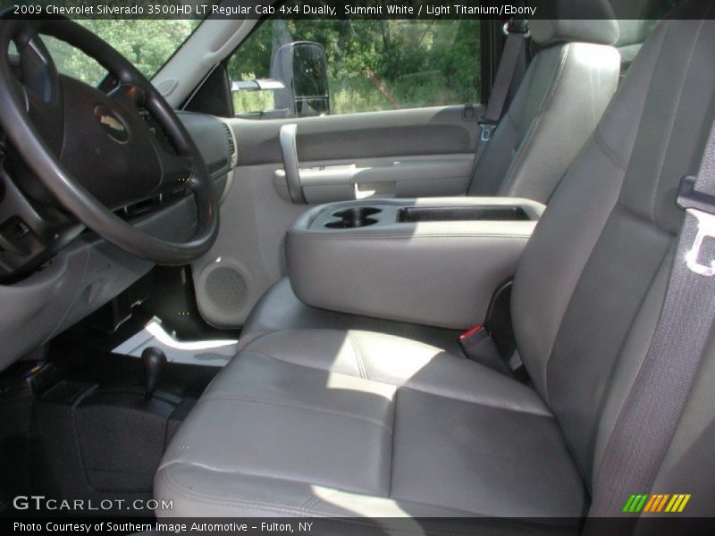 Summit White / Light Titanium/Ebony 2009 Chevrolet Silverado 3500HD LT Regular Cab 4x4 Dually