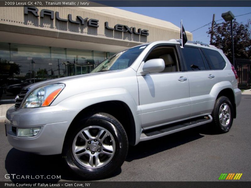 Titanium Metallic / Ivory 2009 Lexus GX 470