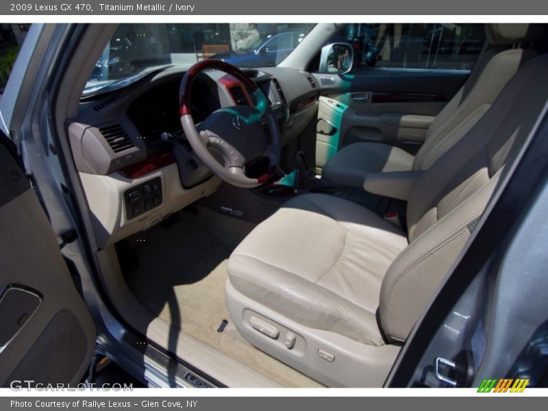 Titanium Metallic / Ivory 2009 Lexus GX 470