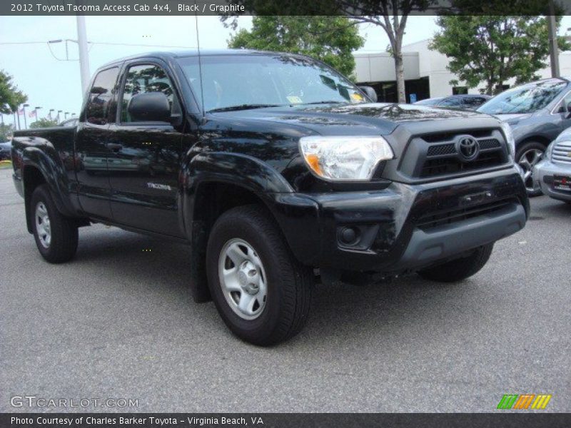 Black / Graphite 2012 Toyota Tacoma Access Cab 4x4