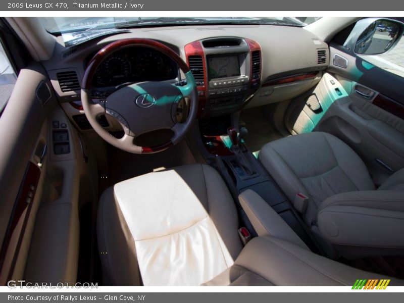 Titanium Metallic / Ivory 2009 Lexus GX 470