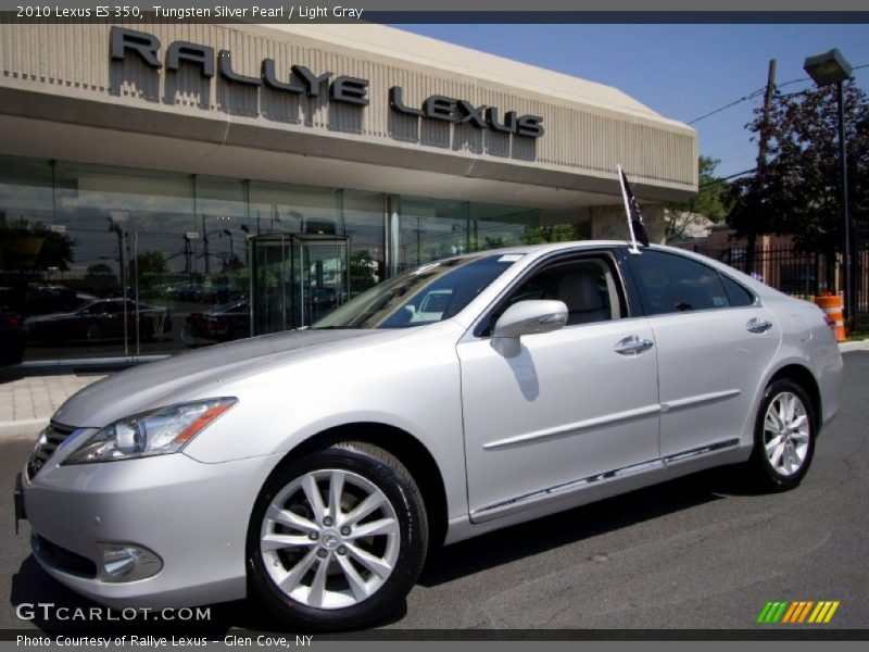 Tungsten Silver Pearl / Light Gray 2010 Lexus ES 350