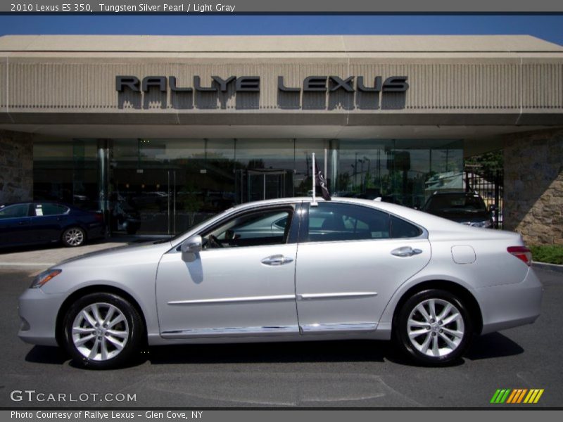 Tungsten Silver Pearl / Light Gray 2010 Lexus ES 350