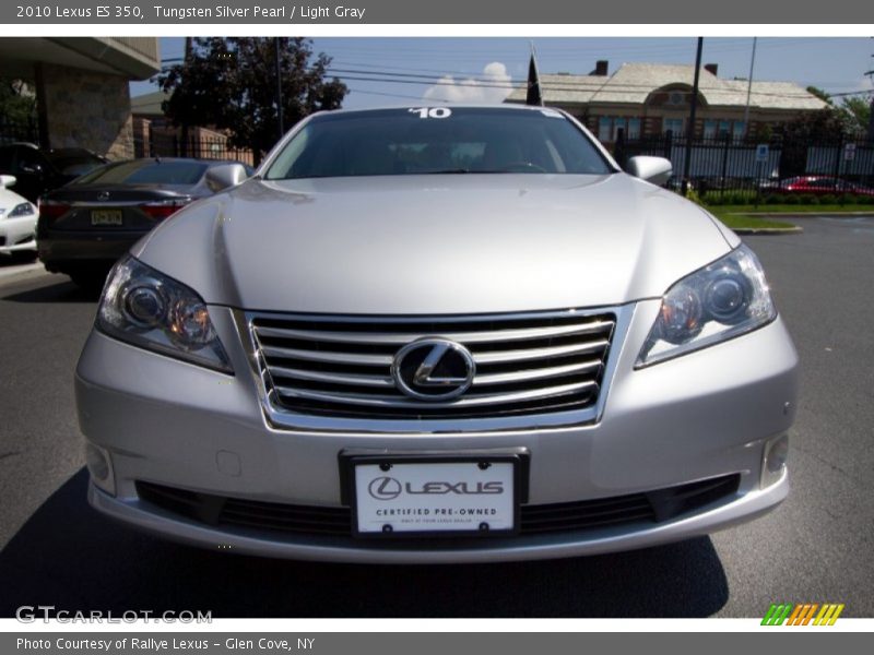 Tungsten Silver Pearl / Light Gray 2010 Lexus ES 350