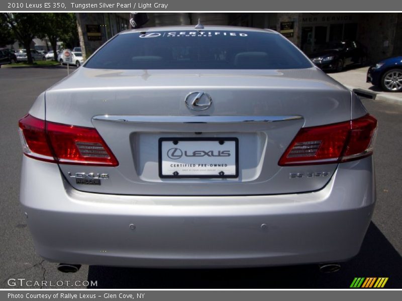 Tungsten Silver Pearl / Light Gray 2010 Lexus ES 350