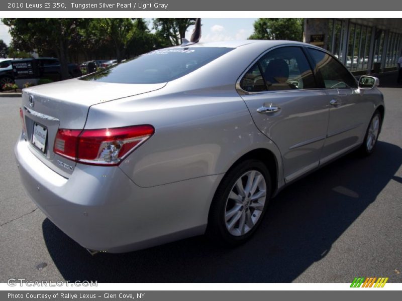 Tungsten Silver Pearl / Light Gray 2010 Lexus ES 350