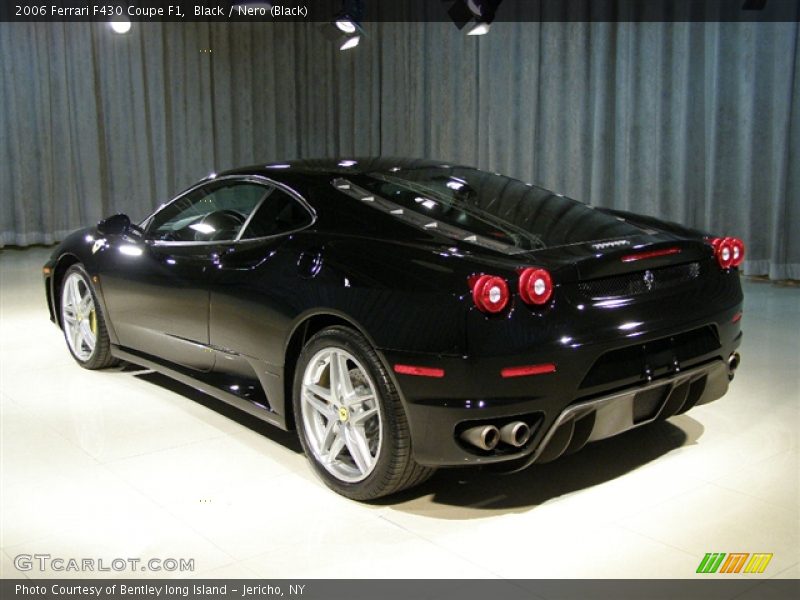 2006 Ferrari F430 Coupe F1, Black / Black, Back Left - 2006 Ferrari F430 Coupe F1