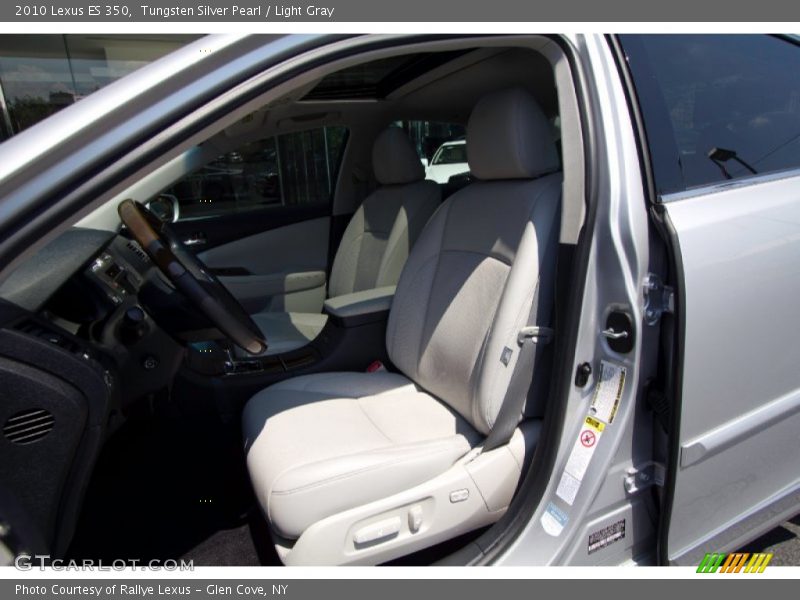 Tungsten Silver Pearl / Light Gray 2010 Lexus ES 350