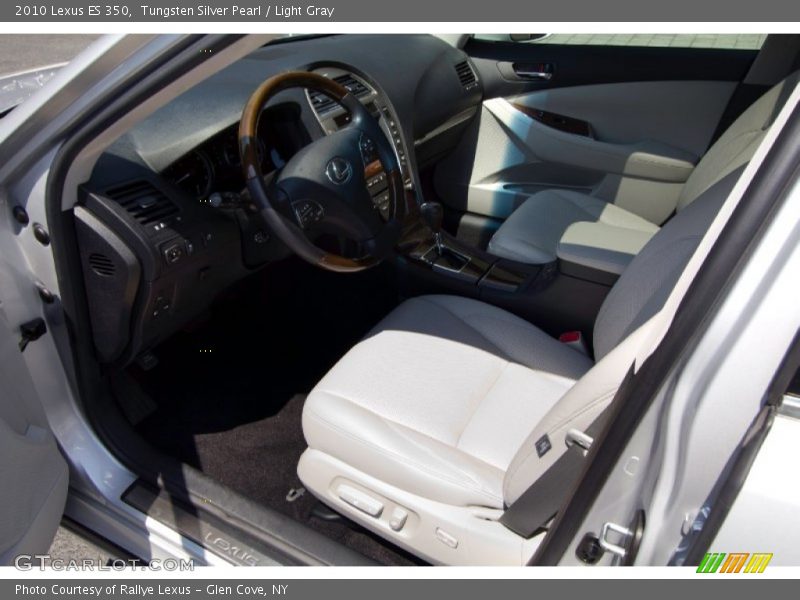 Tungsten Silver Pearl / Light Gray 2010 Lexus ES 350