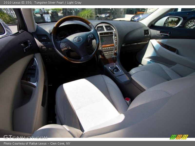 Tungsten Silver Pearl / Light Gray 2010 Lexus ES 350